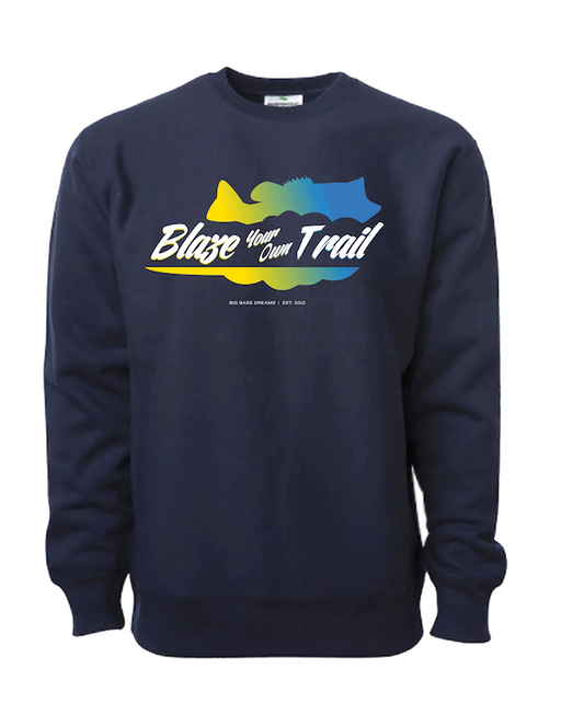 Big Bass Dreams Blaze Your Own Trail Sweater