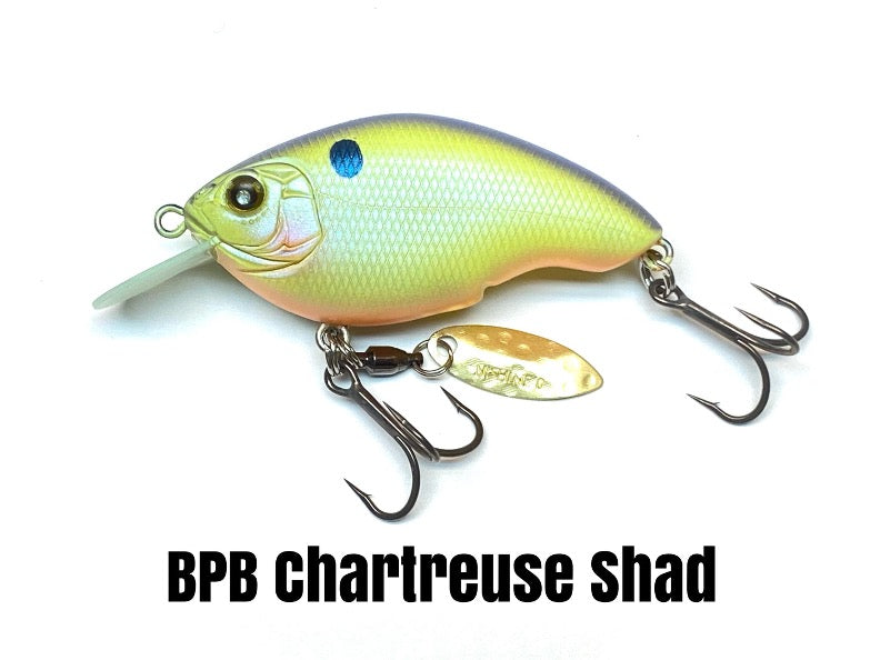 Baby Chippawa- BPB Chartreuse Shad