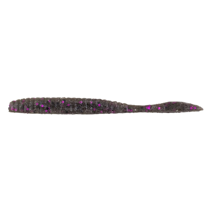 Berkley Powerbait Maxscent Flat Worm- Smoke Black Purple