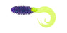 Big Bite Baits Ring Triple Tip Grub- Junebug Chart