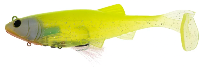 Biwaa Kapsiz HD Rigged Swimbait- Ghost Chartreuse