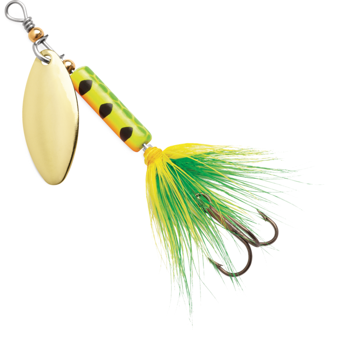 Blue Fox Whiptail Deep Runner Inline Spinner- Firetiger