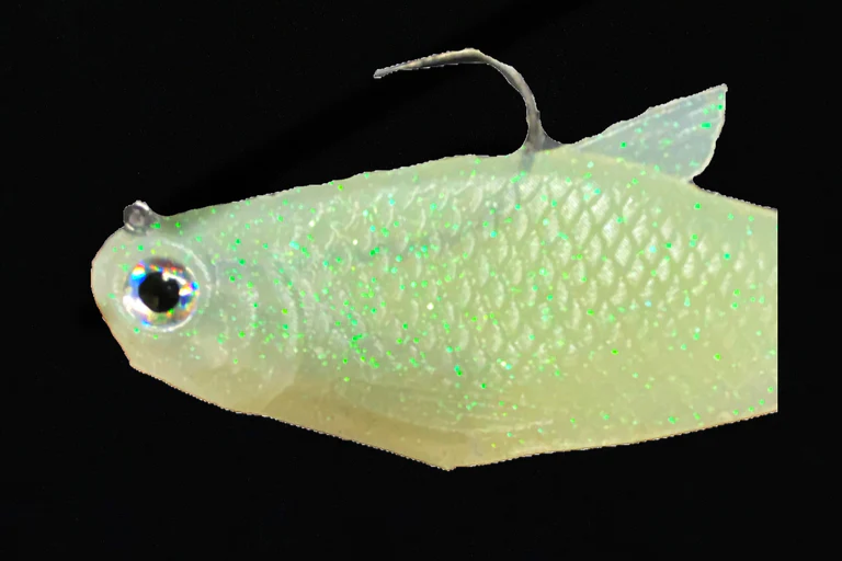 burrito fishing lure 6" Bacca Burrito Medium Sink Lemon Lime