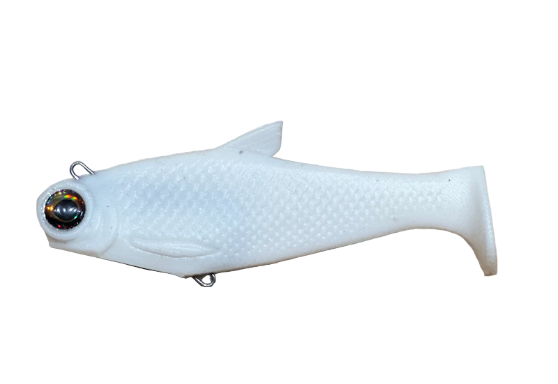 Bull Shad Swimbaits Baby Burrito- Bone