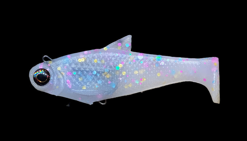 Bull Shad Swimbaits Baby Burrito- Lucky Charm