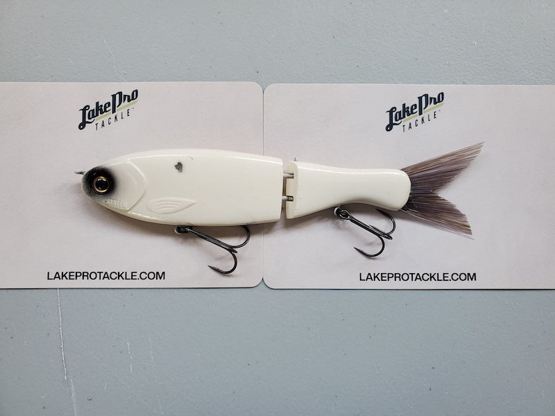 Clutch Swimbait Co. Darter Glide Bait- Bone