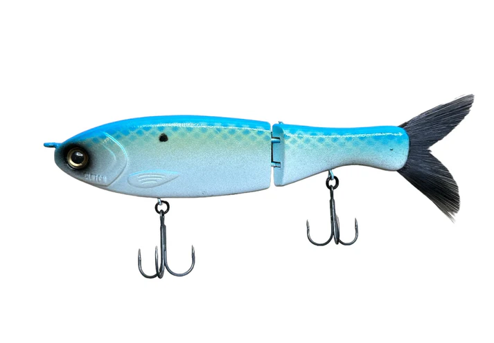 Clutch Swimbait Co. Darter Glide Bait- Citrus Pearl