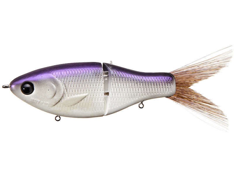 Clutch Swimbait Co. Eco Glide Bait- Purple Back