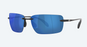 Costa Gulf Shore- Shiny Black Frame Blue MIrror Lens