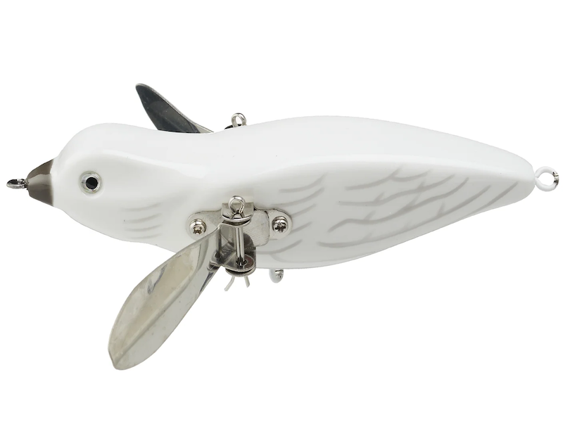 Defiant Bird Topwater Crawler- White