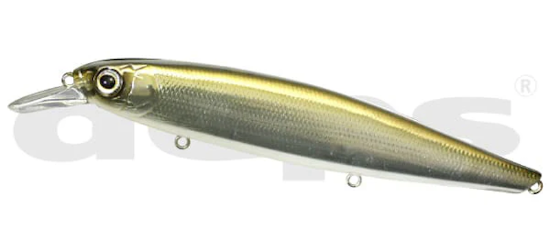 deps fishing reel Deps Balisong Minnow Jerkbait 130 Suspending Half Mirror Wakasagi
