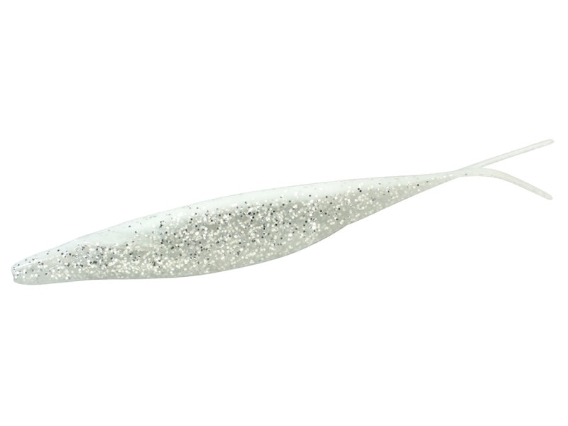 Deps Sakamata Shad- White Clear Silver