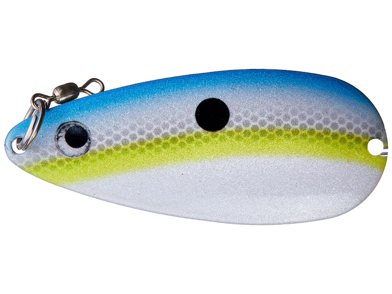 Dixie Jet Pro Series Gizzard Spoon- Chartreuse Sexy Shad
