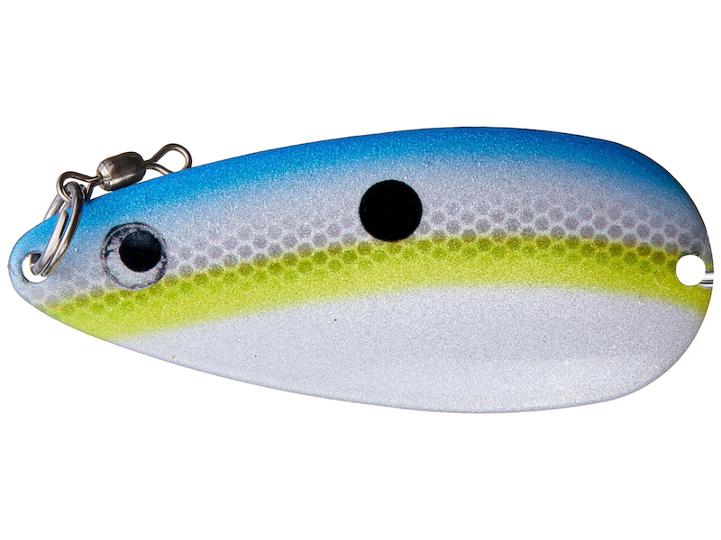 dixie bar fishing lure Dixie Jet Pro Series Gizzard Spoon Shattered Glass