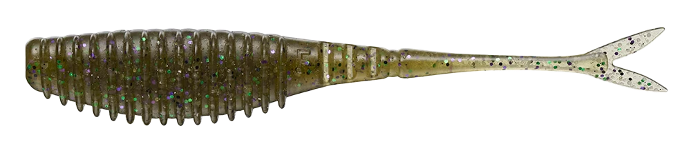 Evergreen Bull Point Shad- Green Pumpkin Candy