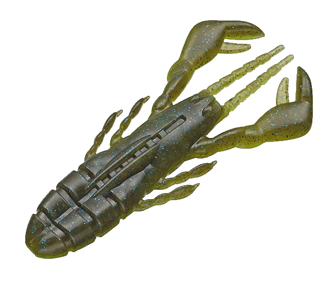 Evergreen CM-3 Claw Motion Craw- Green Pumpkin Blue Chart