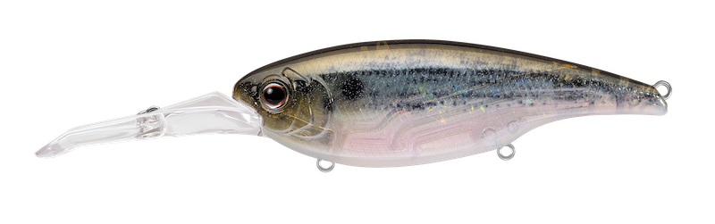 Evergreen Deep Diving X-Over Crankbait- Ghost Threadfin Shad