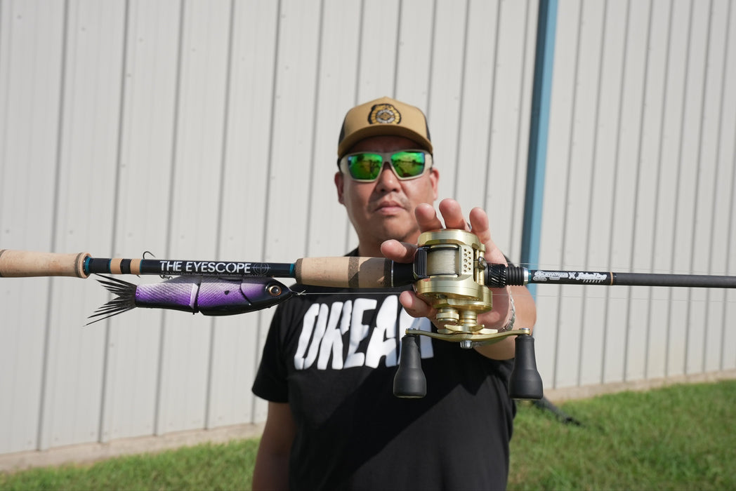fish eyes rod and reel The Eyescope Swimbait Casting Rod — Lake Pro Tackle