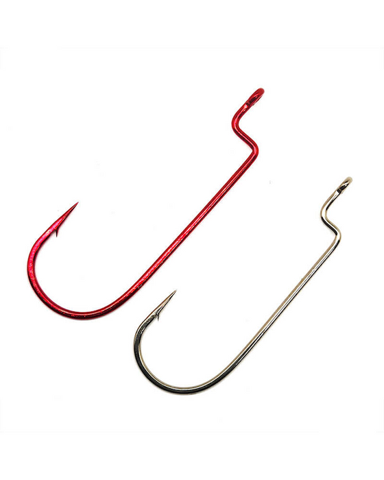Gamakatsu Red Offset Shank Worm Hook
