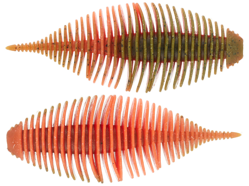 Geecrack Bellows Gill- Green Pumpkin Bite Orange