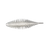 Geecrack Bellows Shad- Tinfoil