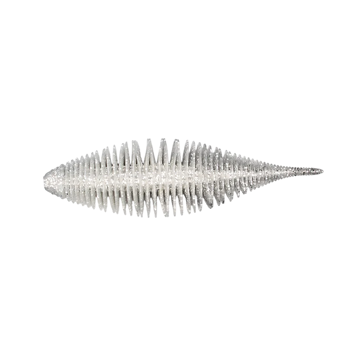 Geecrack Bellows Shad- Tinfoil