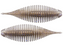 Geecrack Bellows Shad Floating Elastomer- Electric Shad