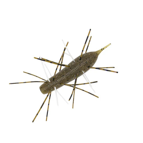 Geecrack Kemushi Stick Worm- Green Pumpkin White