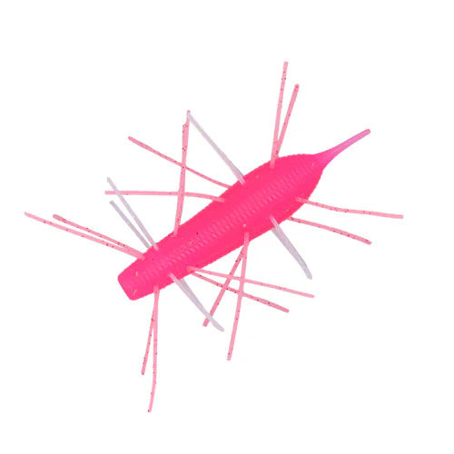 Geecrack Imo Kemushi Floating Worm- Clear Pink