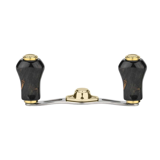 Gomexus Titanium Handle with Cypress Wood Knobs- Black