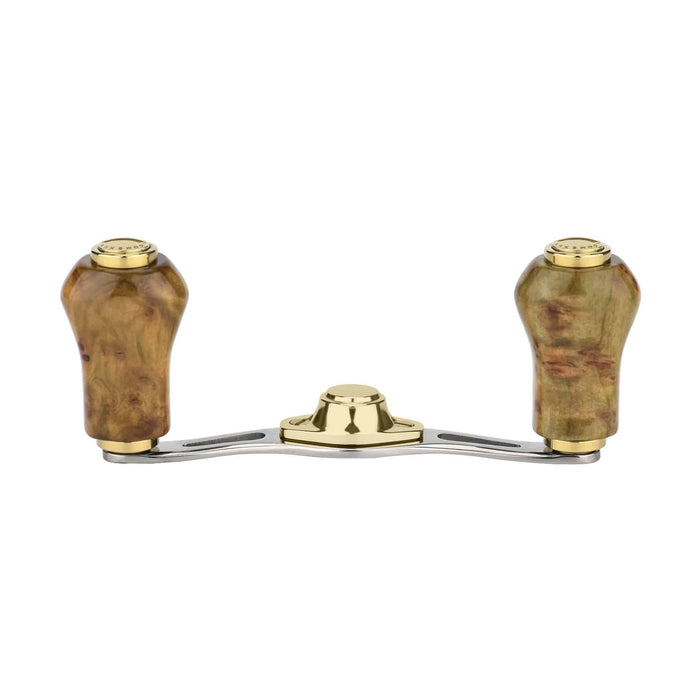 Gomexus Titanium Handle with Cypress Wood Knobs- Gold