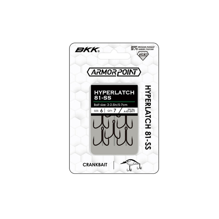 BKK Armor-Point Hyperlatch 81-SS Treble Hook