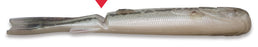 Imakatsu Bass Worm Flat 145- Side profile