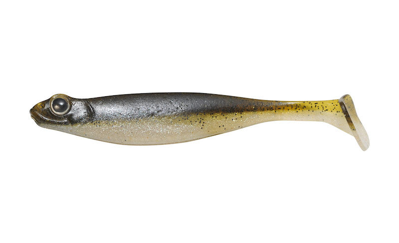 Megabass Hazedong Shad- Green Pumpkin Shad