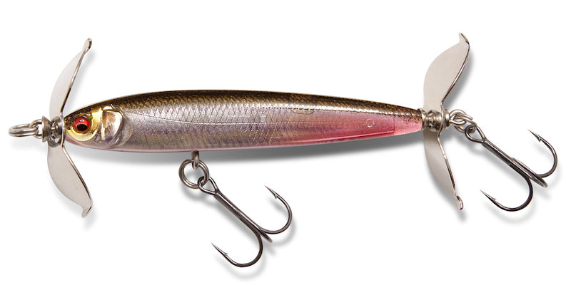 Megabass Level Swimmer Prop Bait- Bloody Wakasagi