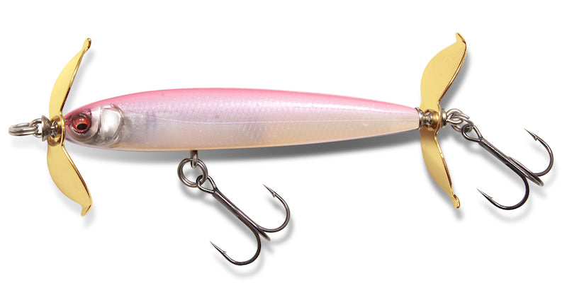 Megabass Level Swimmer Prop Bait- GLX Frozen Pink