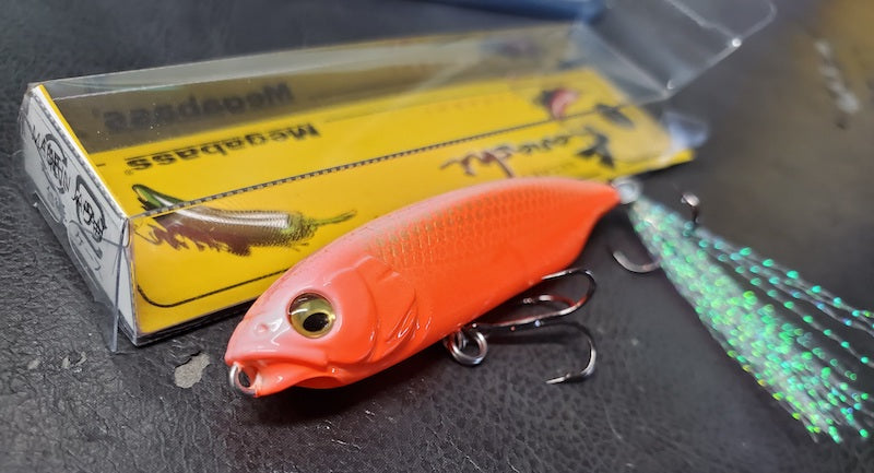 NOUVEAU leurre Megabass POPPING DUCK avec alerte rouge NOUVEAU leurre Megabass POPPING DUCK avec alerte rouge