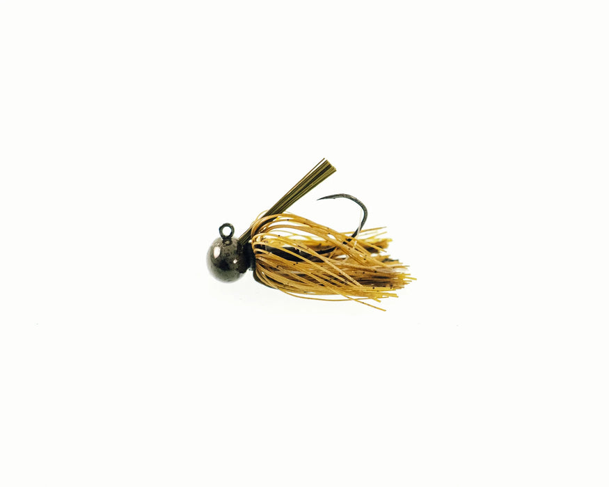 Missile Baits Ike's Micro HD Football Jig- Green Pumpkin Goby