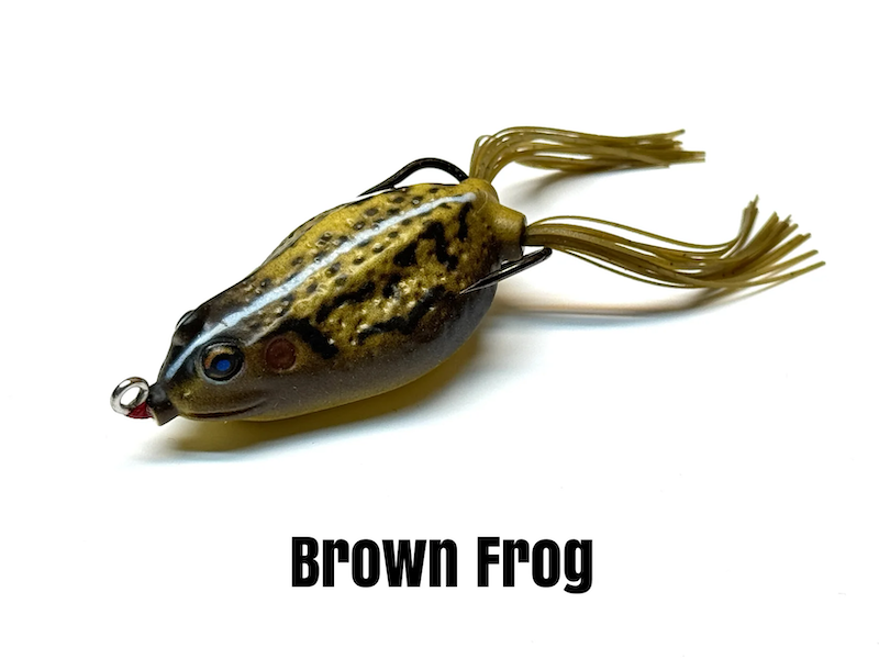 best bass frog lure Nishine Lure Works BQ Frog Albino Frog