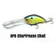 NIshine Chippawa XDD Crankbait- BPB Chartreuse Shad