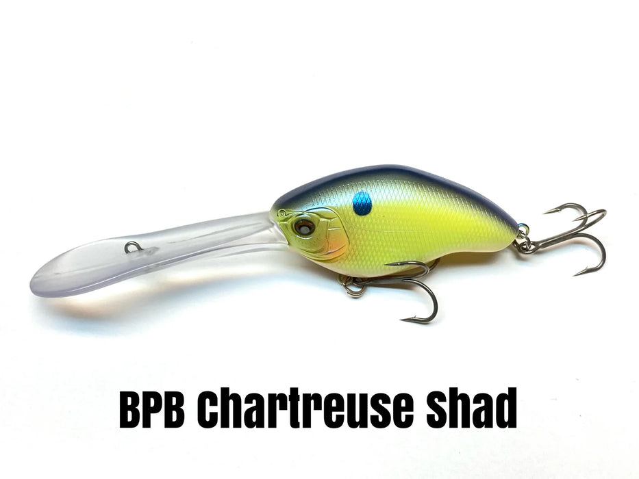 NIshine Chippawa XDD Crankbait- BPB Chartreuse Shad