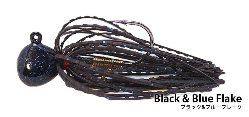 Nishine Finesse Football Jig- Black Blue Flake