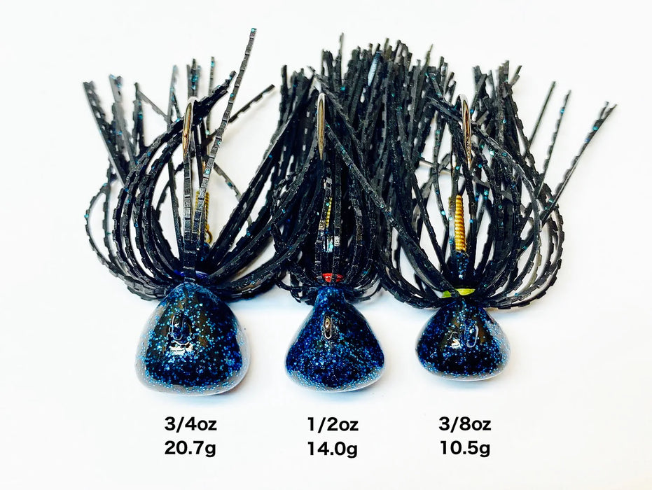 Nishine Finesse Football Jig- Head comparison