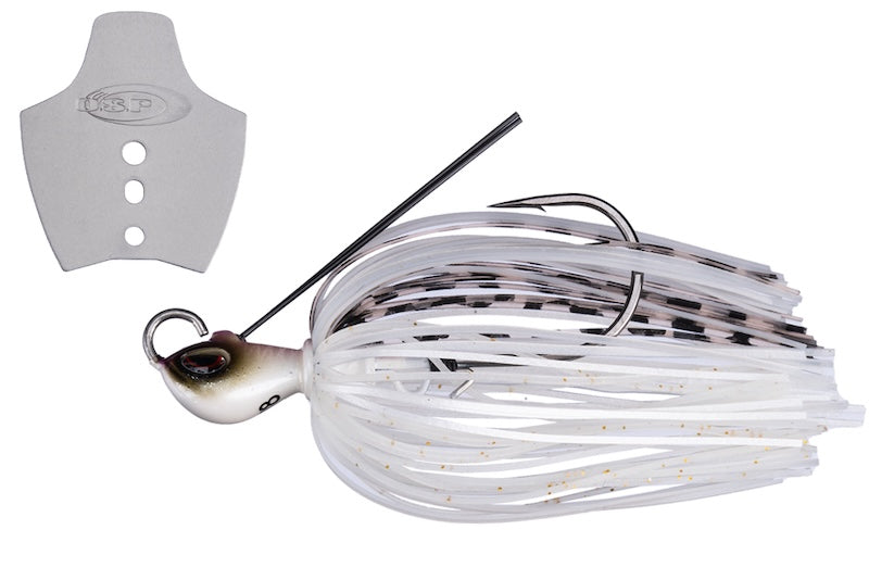 OSP Metal Blade Jig- Vivid Pearl White