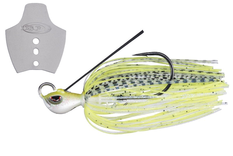 OSP Metal Blade Jig- White Chart