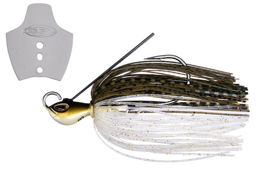 OSP Metal Blade Jig- Green Pumpkin Shad