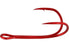 Owner Red Double Frog Hook