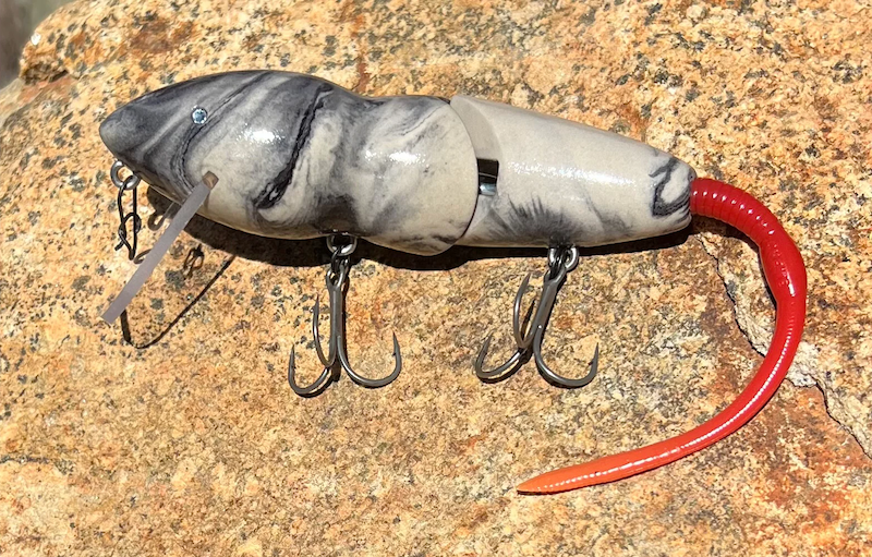 PB Rat 2pc Mini Rat Wakebait- Brown Black