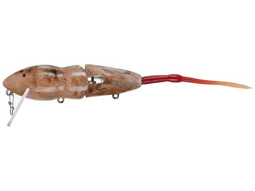 PB Rat 2pc Mouse Wakebait- Brown White