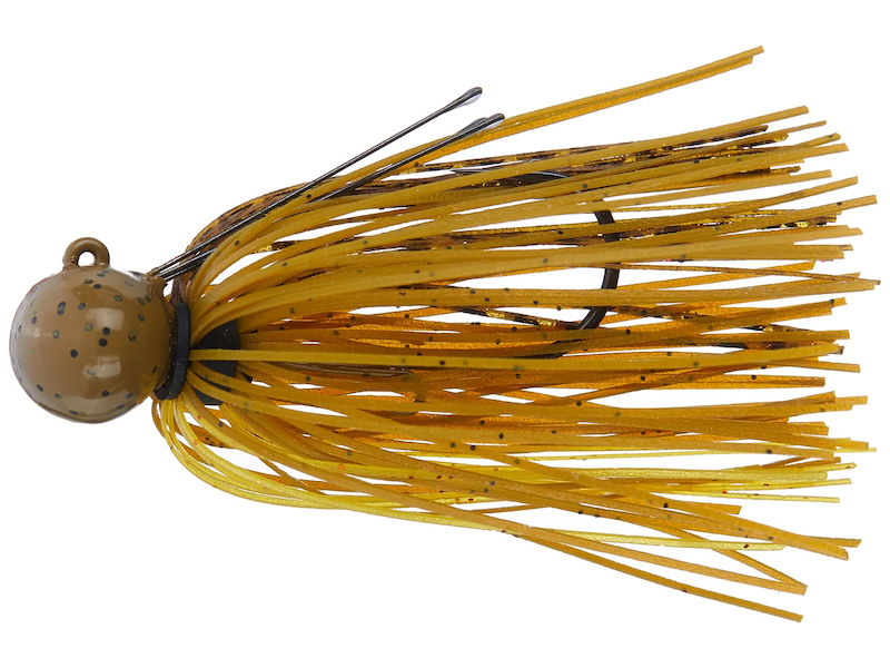 Picasso Tungsten Football Jigs- Green Pumpkin Orange Tiger